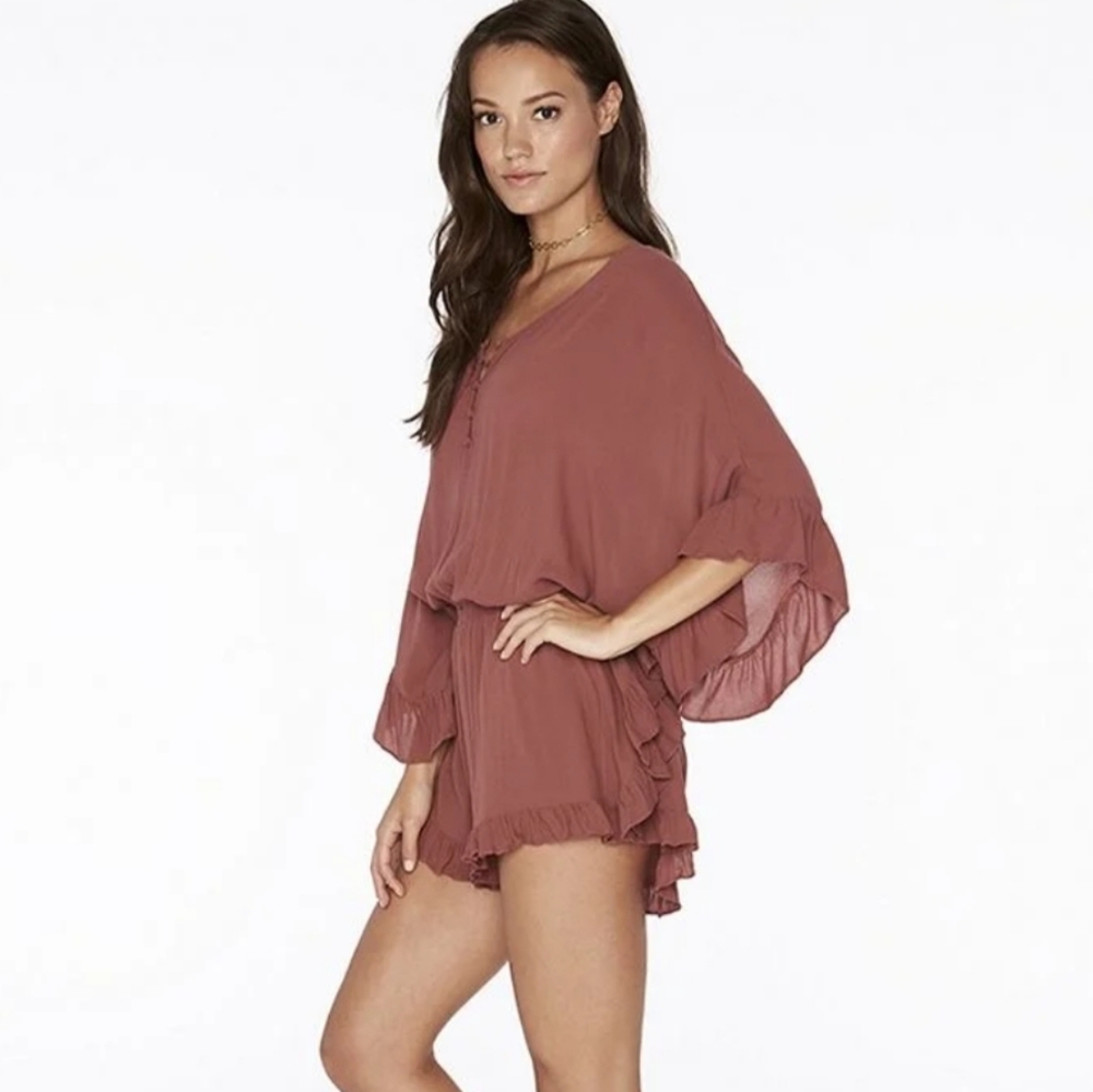 L*Space Emily Romper in Sahara - Picture 3 of 5